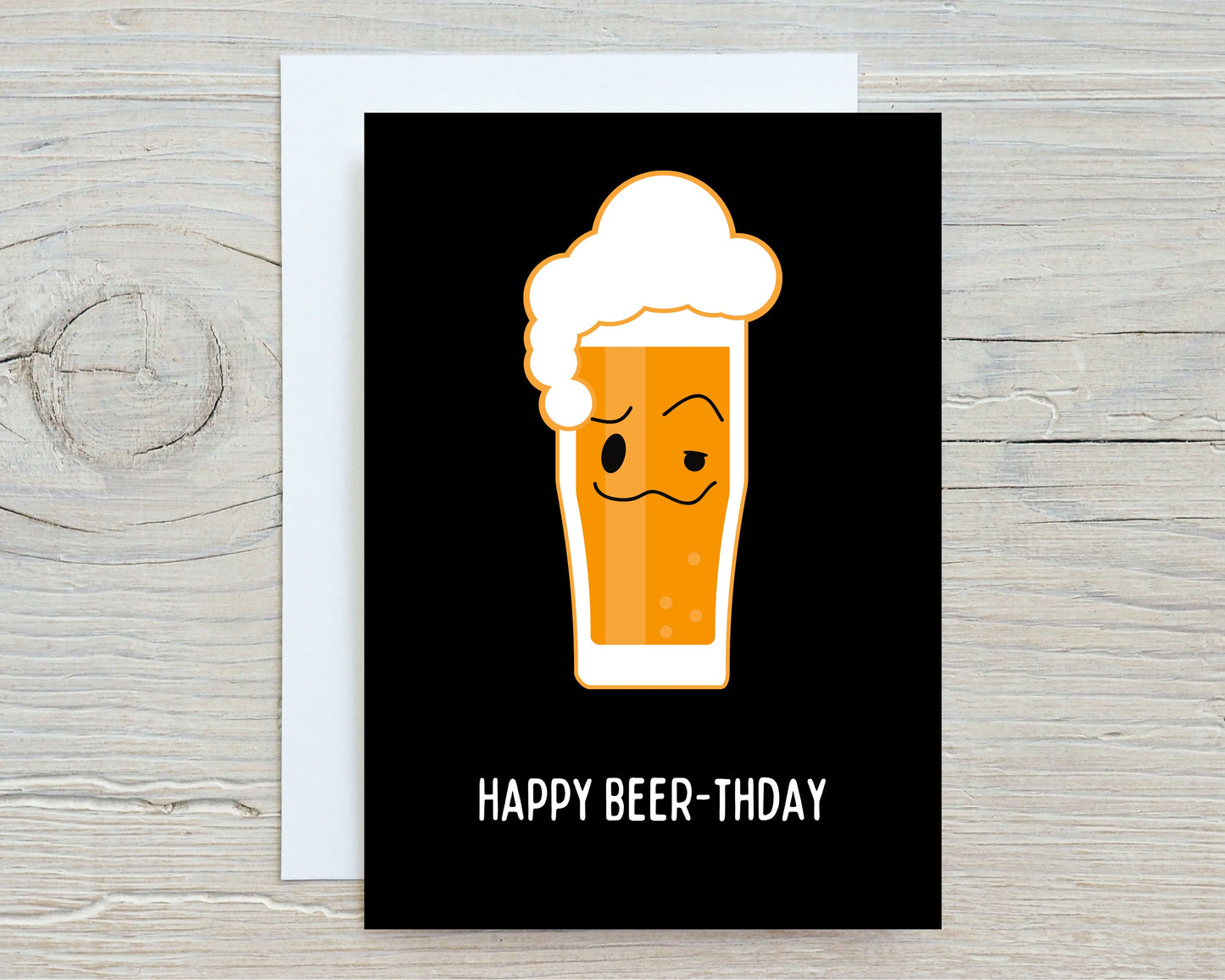Birthday Card | Happy Beer-thday | Funny Card