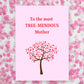Mothers Day Card | To The Most Tree-mendous Mother | Cute Card