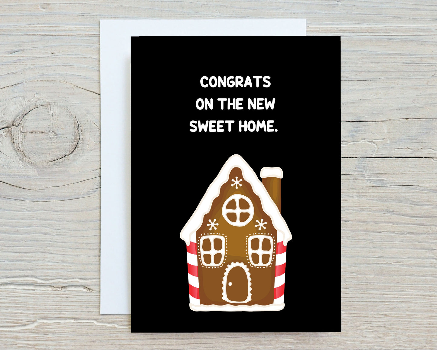 New Home Card | Congrats On The New Sweet Home (Design 1) | Funny Card