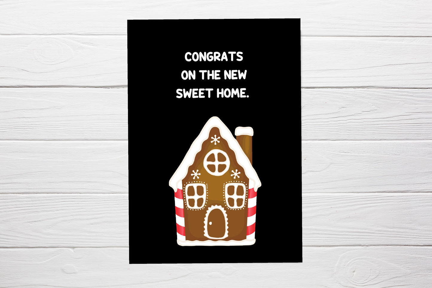 New Home Card | Congrats On The New Sweet Home (Design 1) | Funny Card