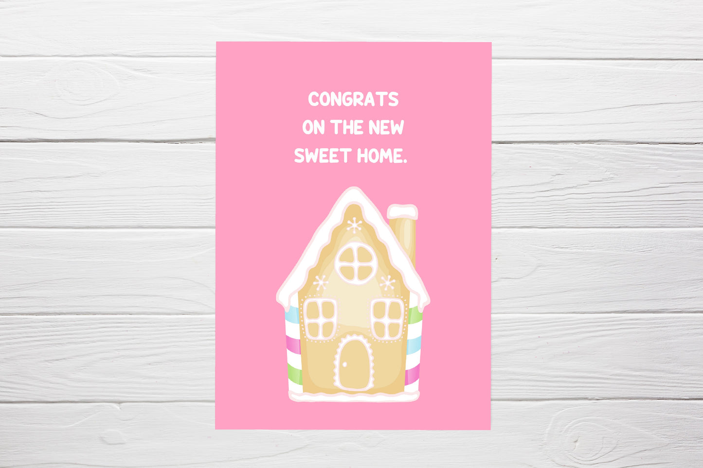 New Home Card | Congrats On The New Sweet Home (Design 2) | Funny Card
