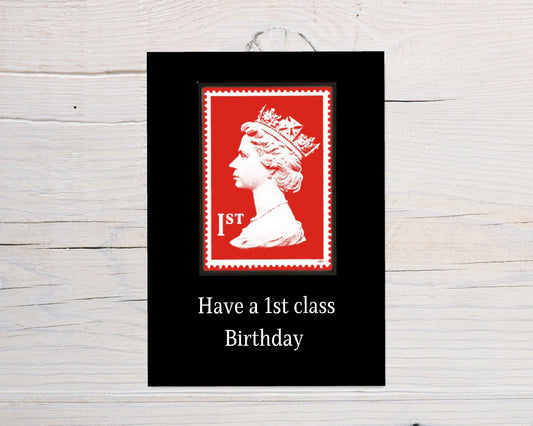 Birthday Card | Have A 1st Class Birthday | Funny Card