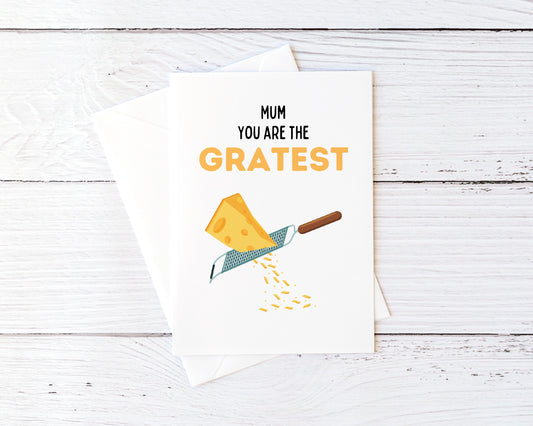 Mothers Day Card | Mum You Are The Gratest | Mum Card | Mum Appreciation Card