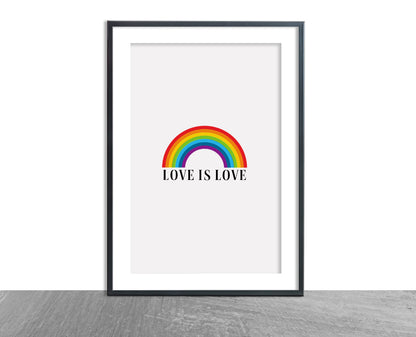 Quote Print | Love Is Love | Love Print