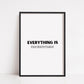 Quote Print | Everything Is Figureoutable | Positive Print