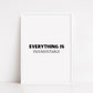 Quote Print | Everything Is Figureoutable | Positive Print