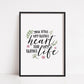 Quote Print | You Have My Whole Heart For My Whole Life | Love Print | Nursery Print
