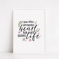 Quote Print | You Have My Whole Heart For My Whole Life | Love Print | Nursery Print