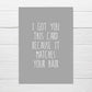 Birthday Card | I Got You This Card Because It Matches Your Hair | Funny Card | Joke Card