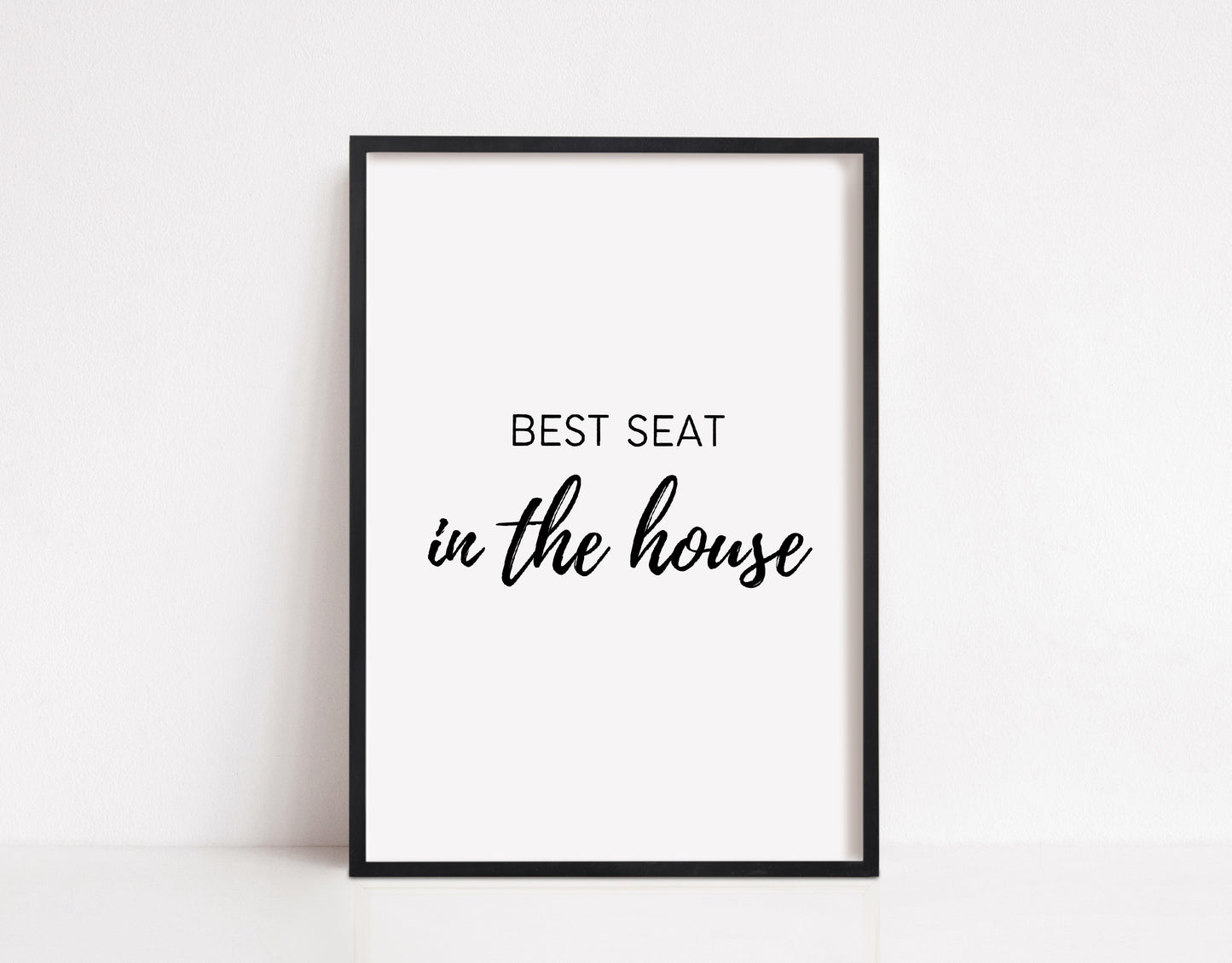 Bathroom Print | Best Seat In The House | Funny Print