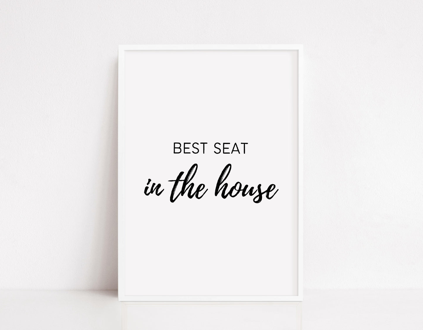 Bathroom Print | Best Seat In The House | Funny Print