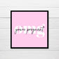 Baby Shower Card | OMG You're Pregnant | Congratulations Card