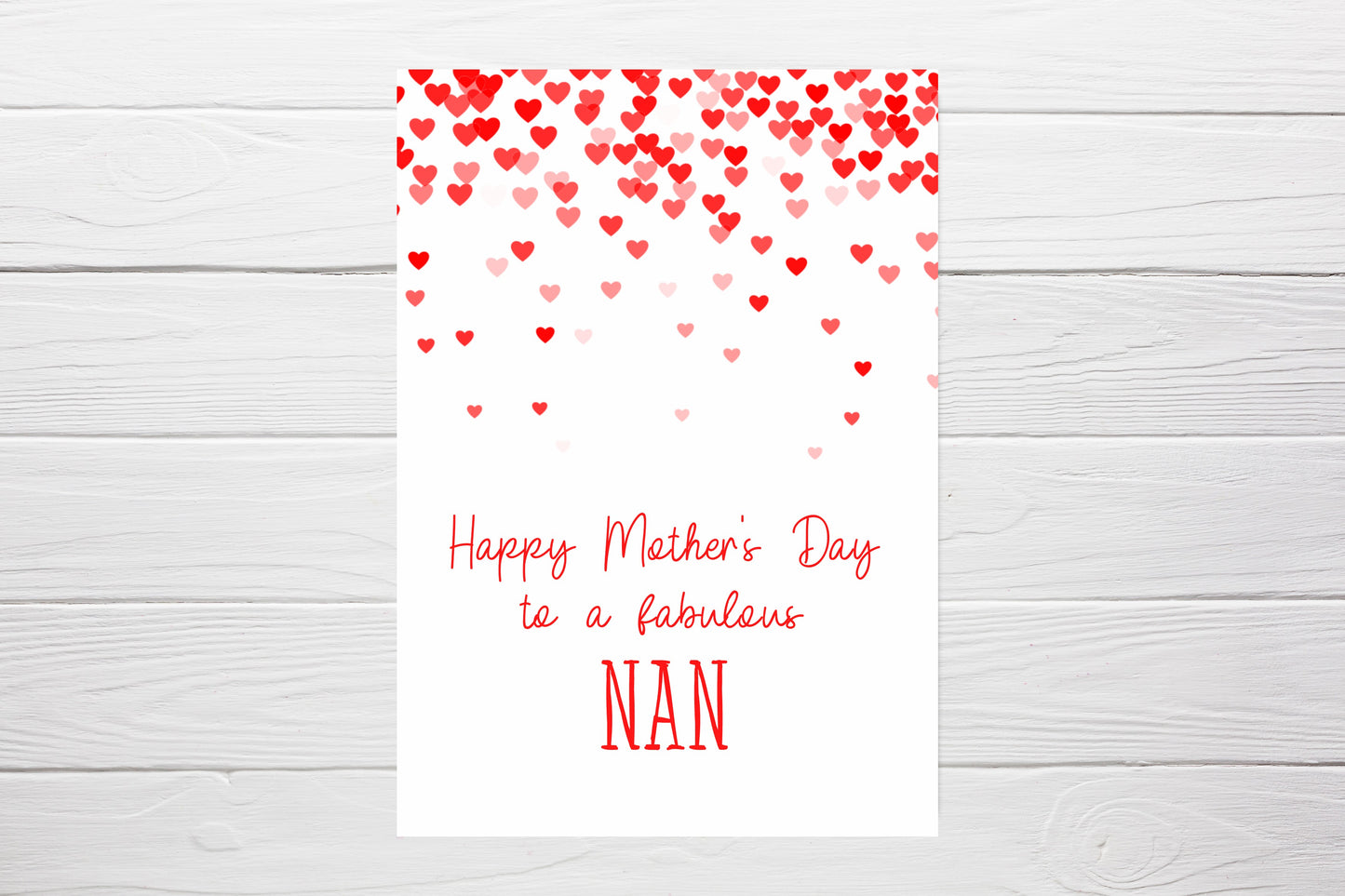 Mothers Day Card | Happy Mother's Day To A Fabulous Nan | Cute Card