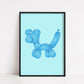 Quirky Print | Balloon Dog Image | Home Print