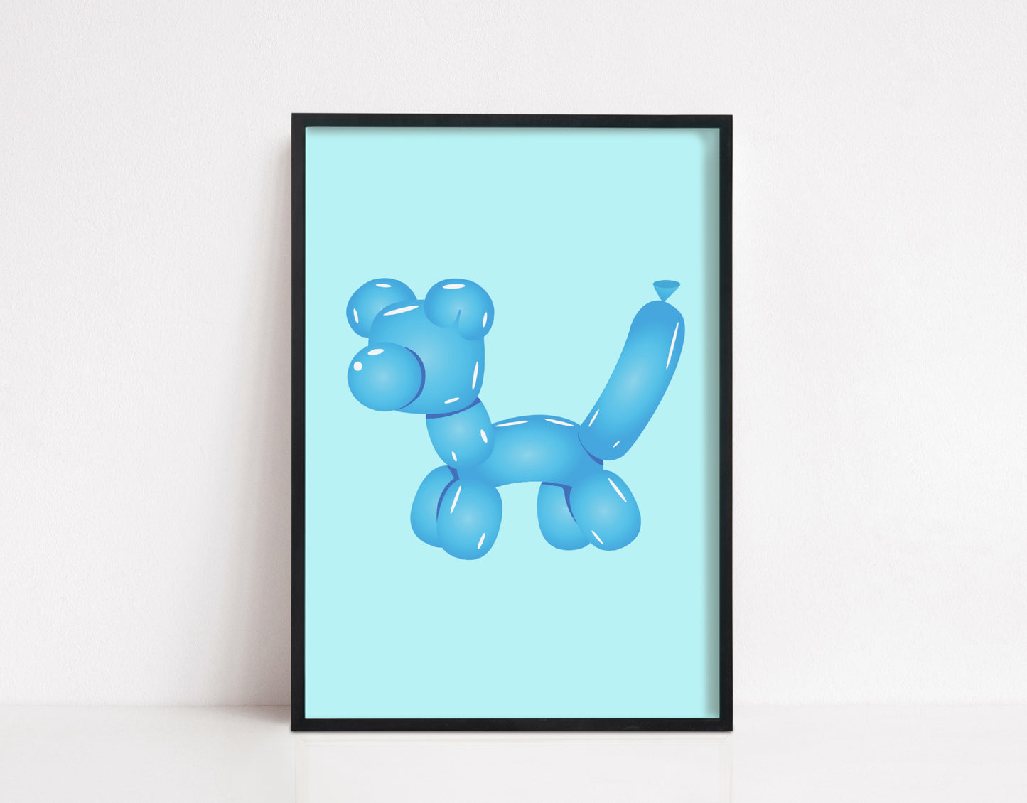 Quirky Print | Balloon Dog Image | Home Print