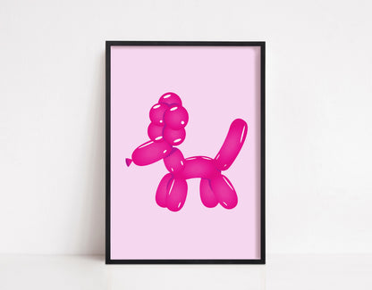 Quirky Print | Balloon Dog Image | Home Print