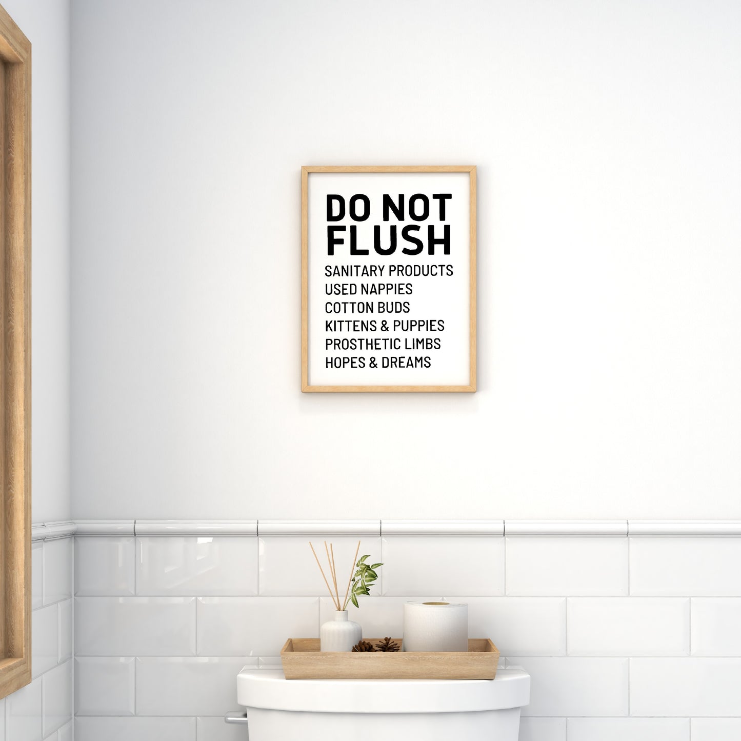Bathroom Print | Do Not Flush | Funny Print