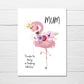 Mothers Day Card | Birthday Card | Mum, Thanks For Being So Flocking Fabulous | Flamingo Card