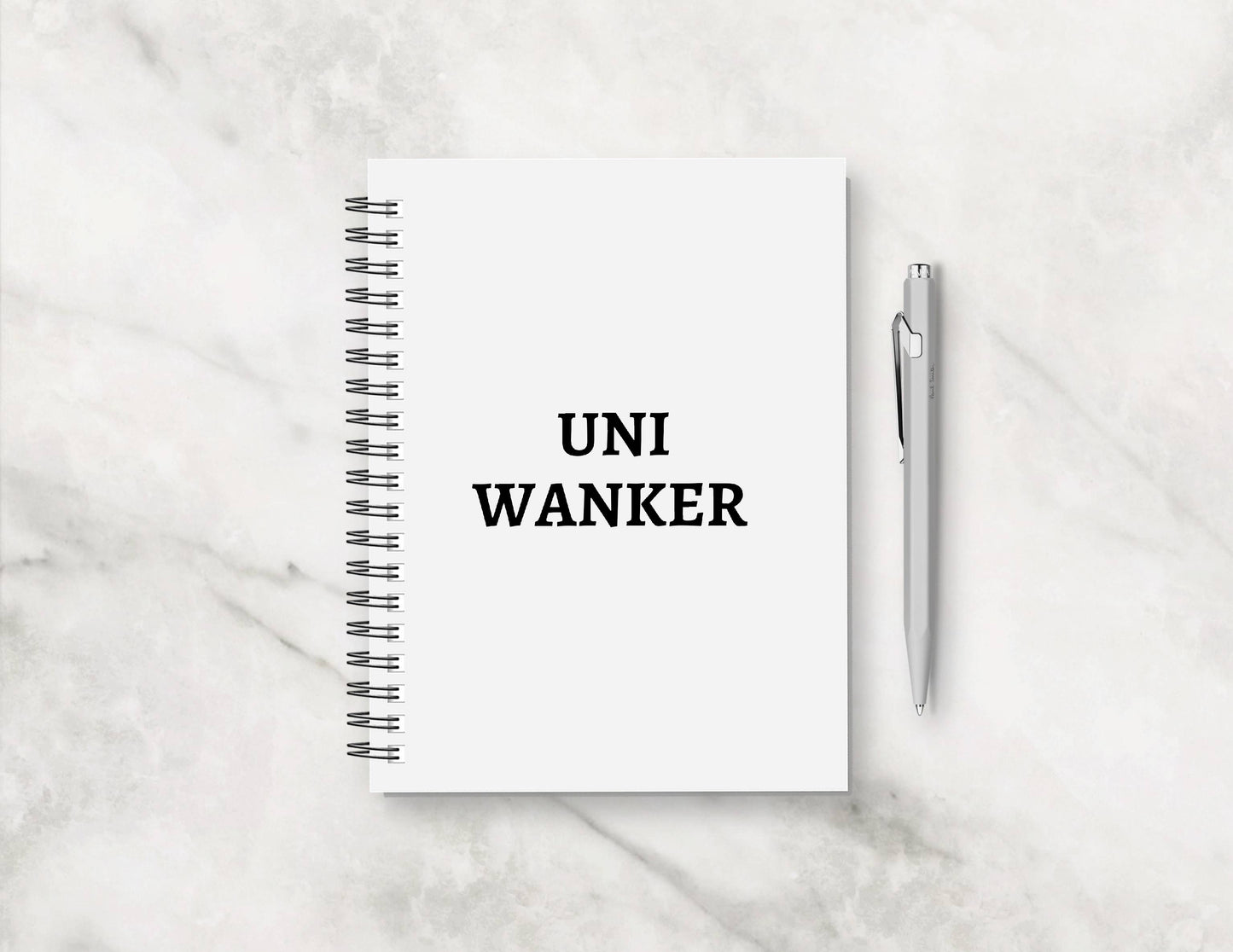 Uni Notebook | University Stationery | Uni Wanker | Funny Notebook