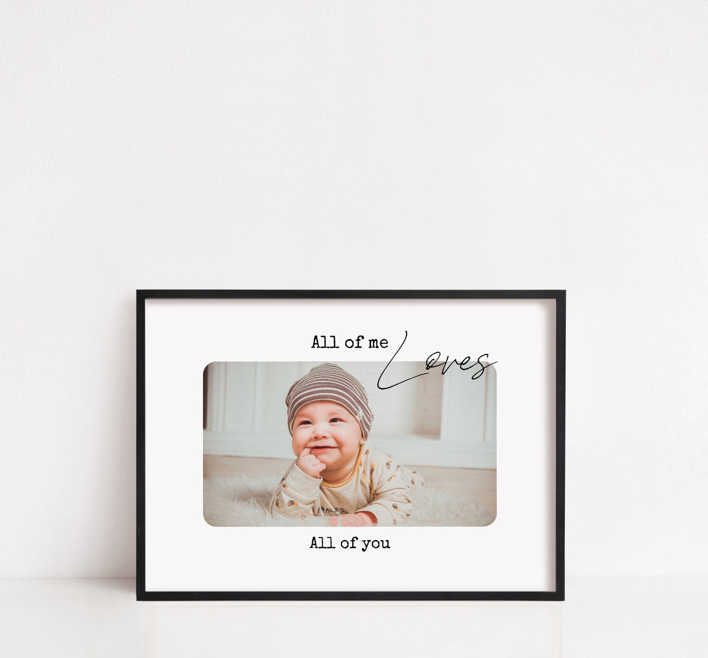 Nursery Print | Children Print | All Of Me Loves All Of You | Personalised Print