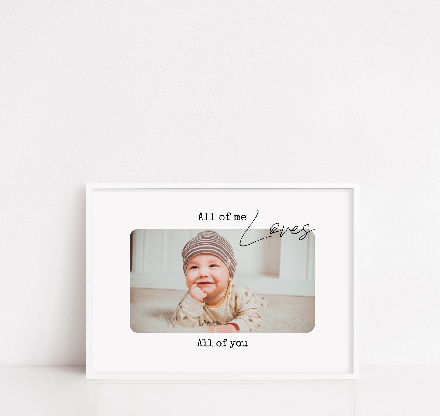 Nursery Print | Children Print | All Of Me Loves All Of You | Personalised Print