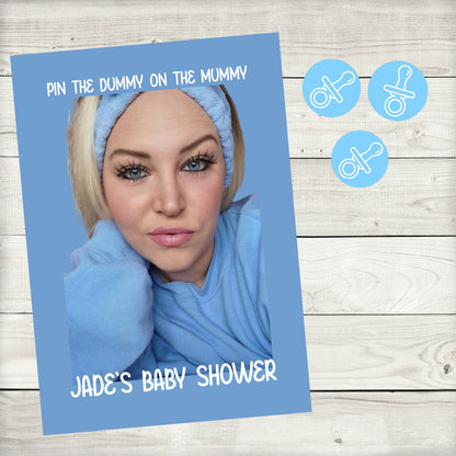 Baby Shower Game | Pin The Dummy On The Mummy | Baby Shower Ideas
