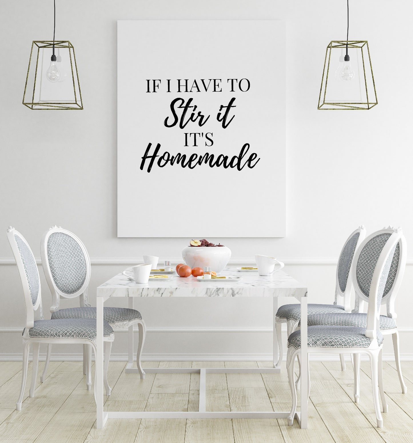 Kitchen Print | If I Have To Stir It, It's Homemade | Quote Print | House Print | Home Print | Funny Print