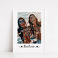 Besties Print | Personalised Image Print | Photo Print | Best Friend Gift | Best Friend Print (Portrait)