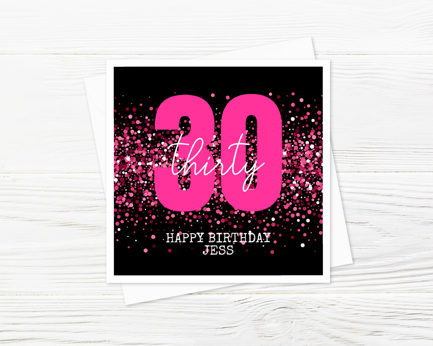 Birthday Card | Personalised 30th Birthday Card | Thirty Birthday Card