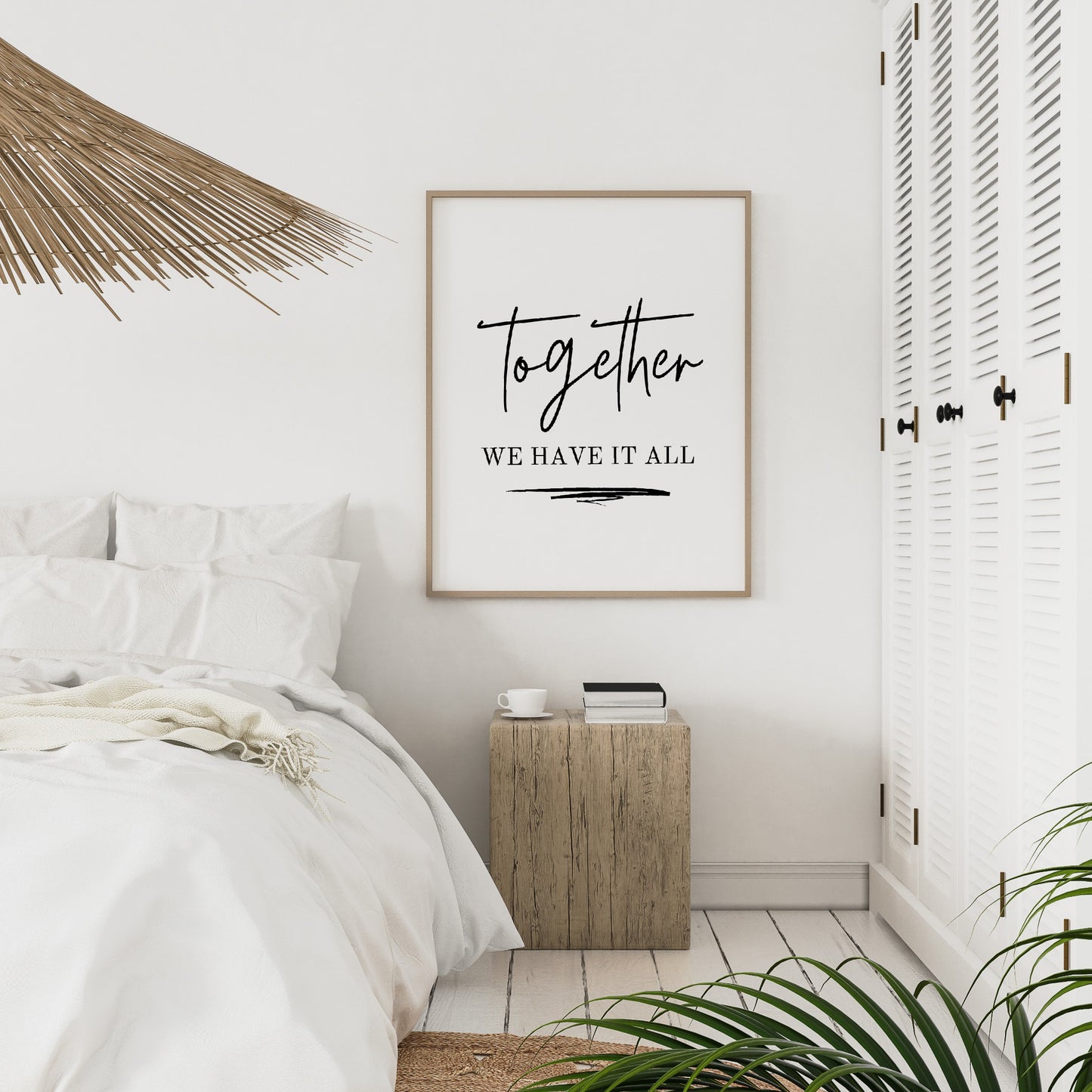 Quote Print | Together We Have It All | Family Print