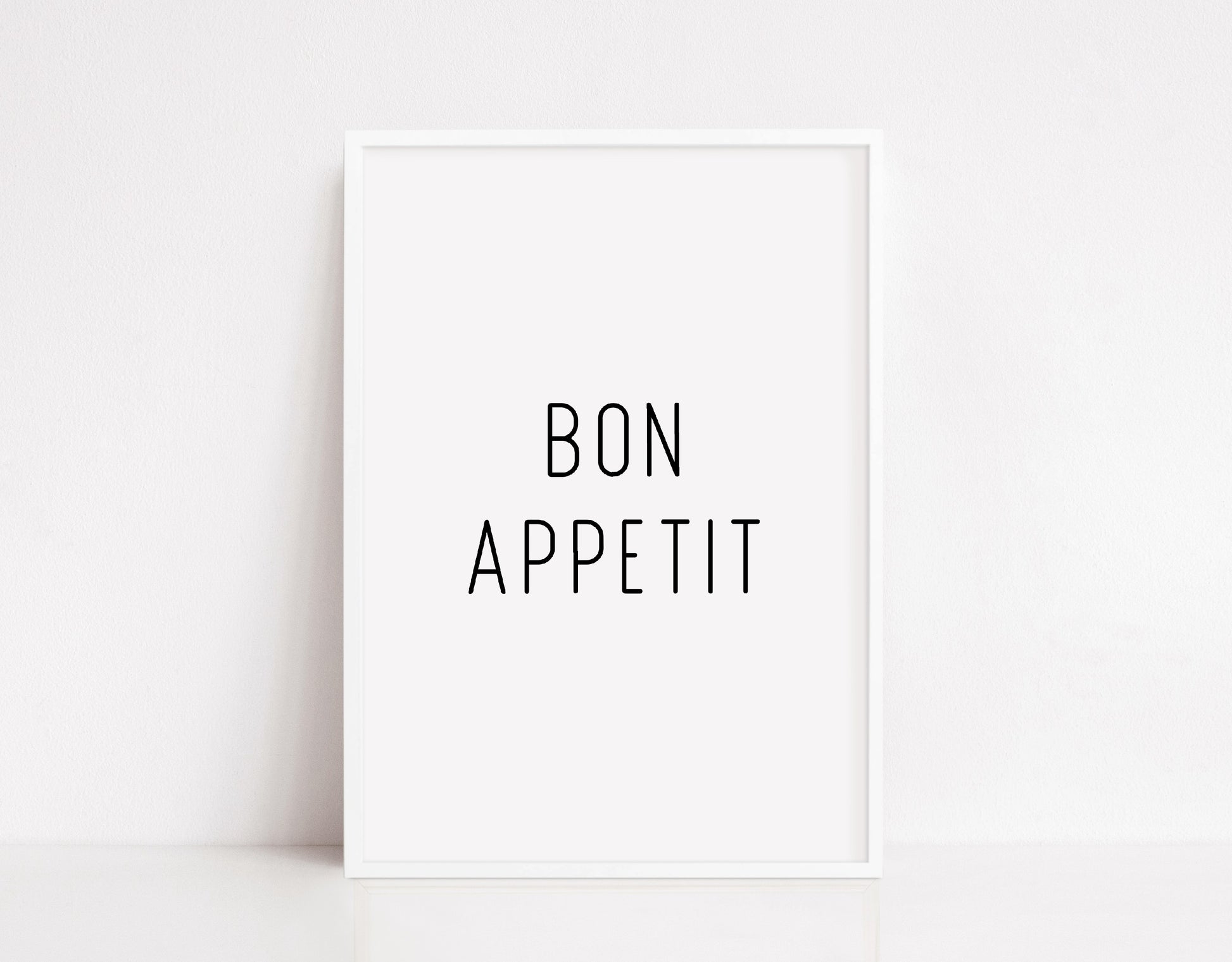Kitchen Print | Bon Apetit Print | Quote Print | Home Print - Dinky Designs