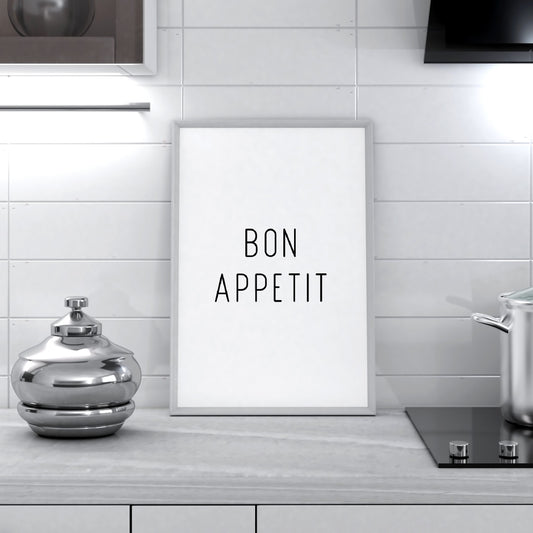 Kitchen Print | Bon Apetit Print | Quote Print | Home Print - Dinky Designs