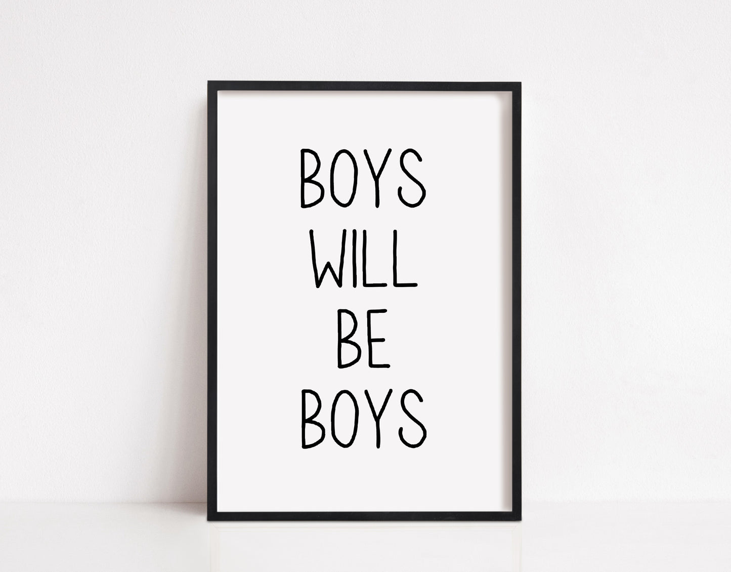 Kids Bedroom Print | Boys Will Be Boys | Nursery Print | Children's Bedroom Print
