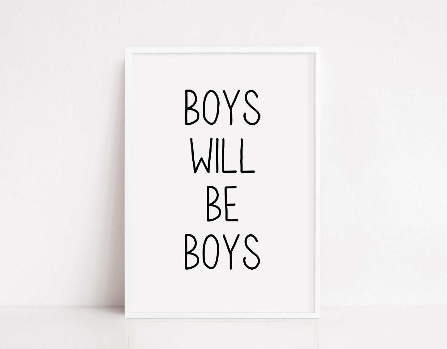 Kids Bedroom Print | Boys Will Be Boys | Nursery Print | Children's Bedroom Print