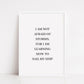 Quote Print | I Am Not Afraid Of Storms | Positive Print | Motivational Print | Inspirational Print