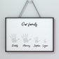 Family Print | Personalised Handprint Design | Family Gift