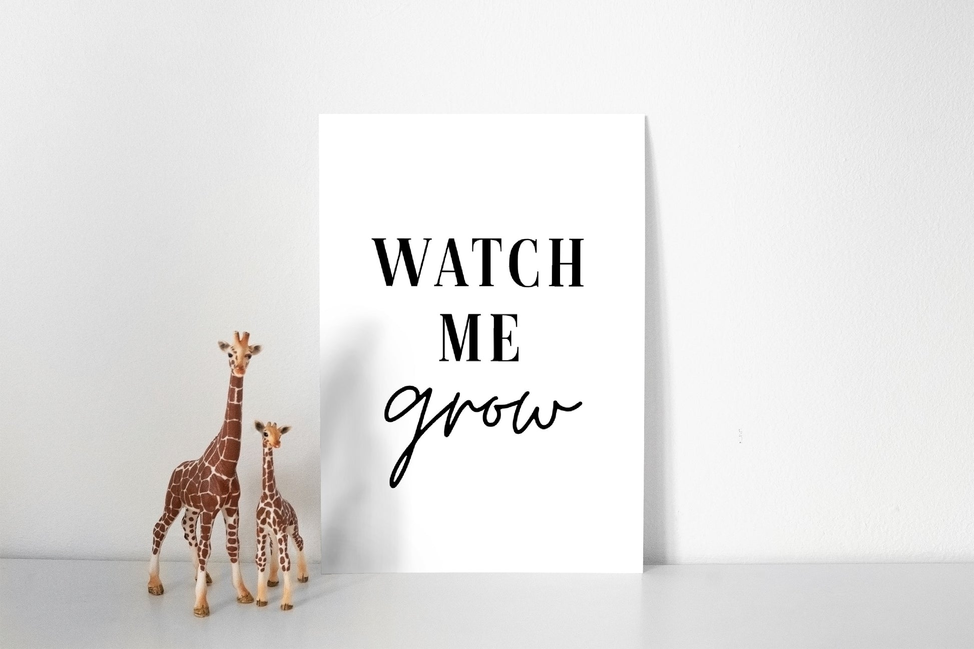 Nursery Print | Watch Me Grow | Children's Print | Quote Print - Dinky Designs