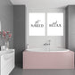 Bathroom Prints | Get Naked And Relax | Set Of 2 Prints