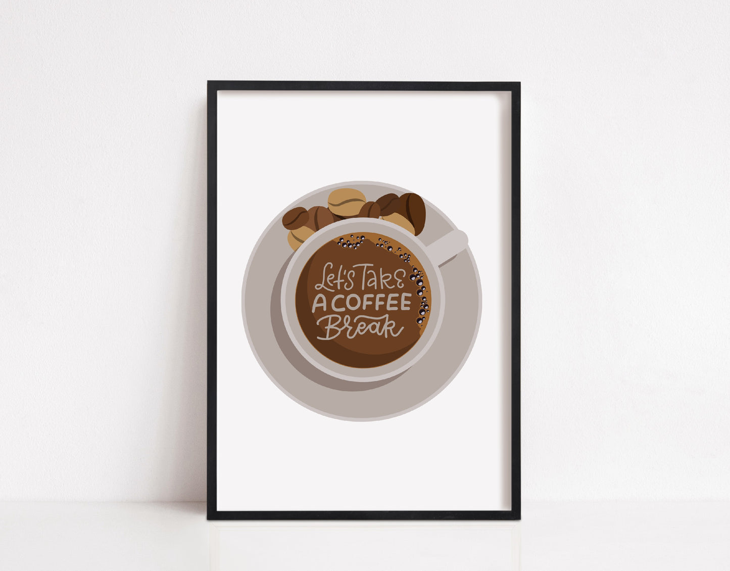 Kitchen Print | Let's Take A Coffee Break | Coffee Print