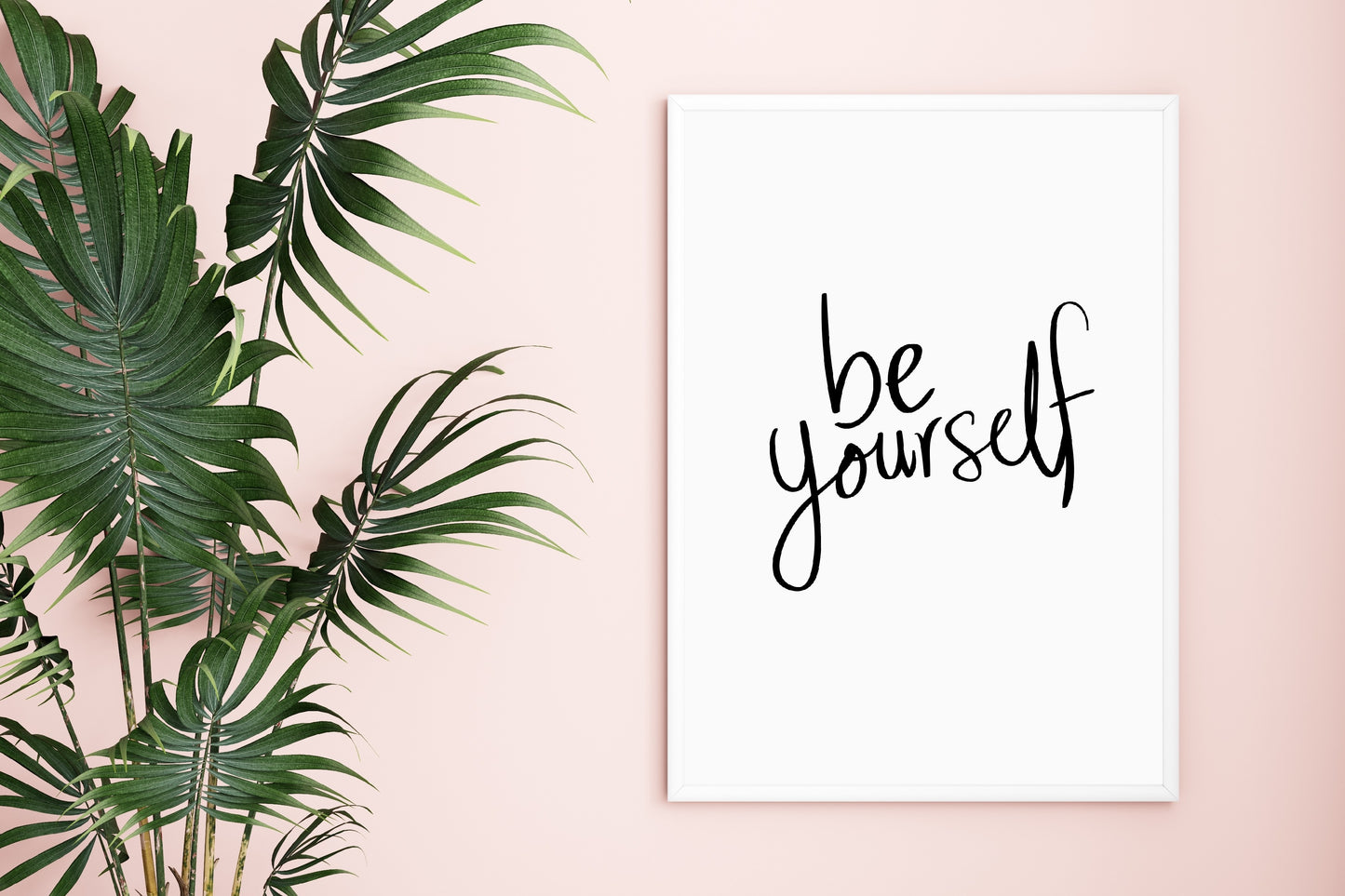 Quote Print | Be Yourself | Inspirational Print | Positive Print
