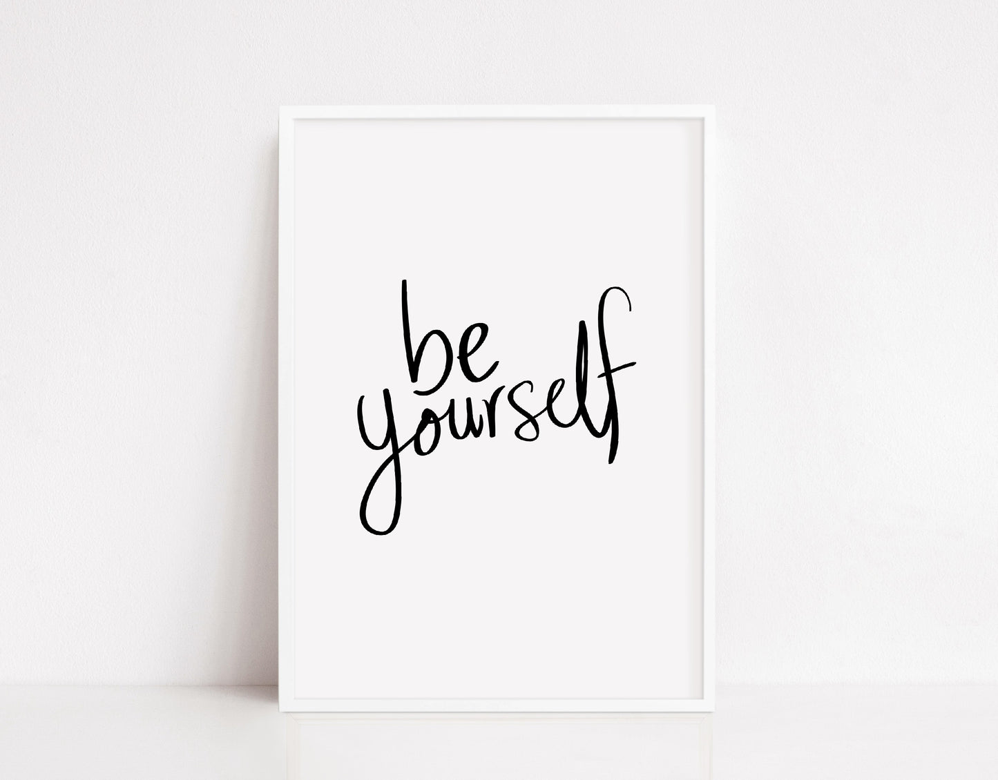 Quote Print | Be Yourself | Inspirational Print | Positive Print