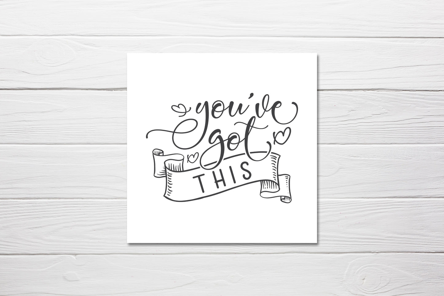 Well Done Card | You've Got This | Congratulations Card