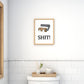 Bathroom Print | SHIT! | Funny Bathroom Print