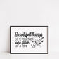 Quote Print | Beautiful Things Come Together One Stitch At A Time | Hobby Print