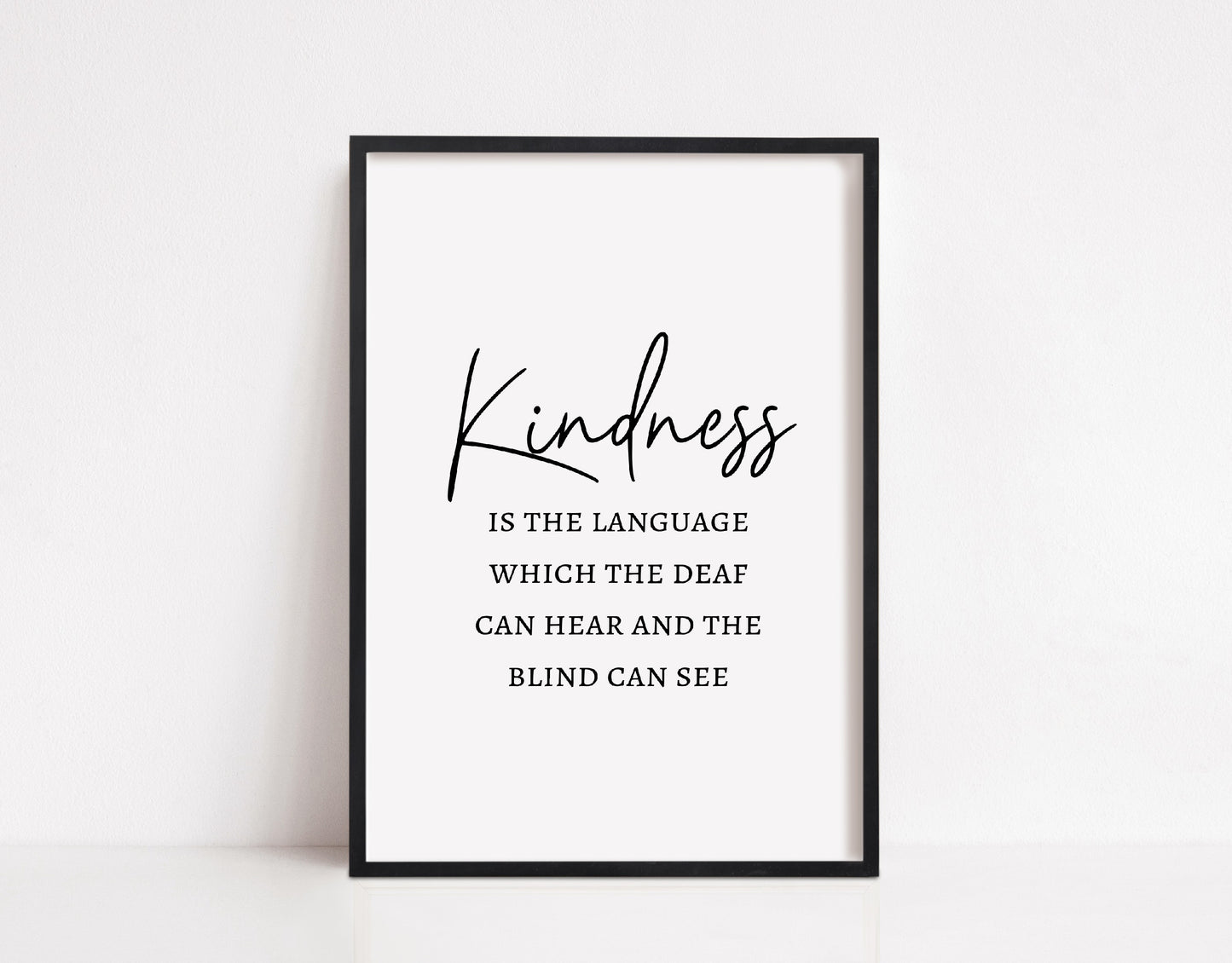 Quote Print | Kindness | Positive Print | Motivational Print | Inspirational Print