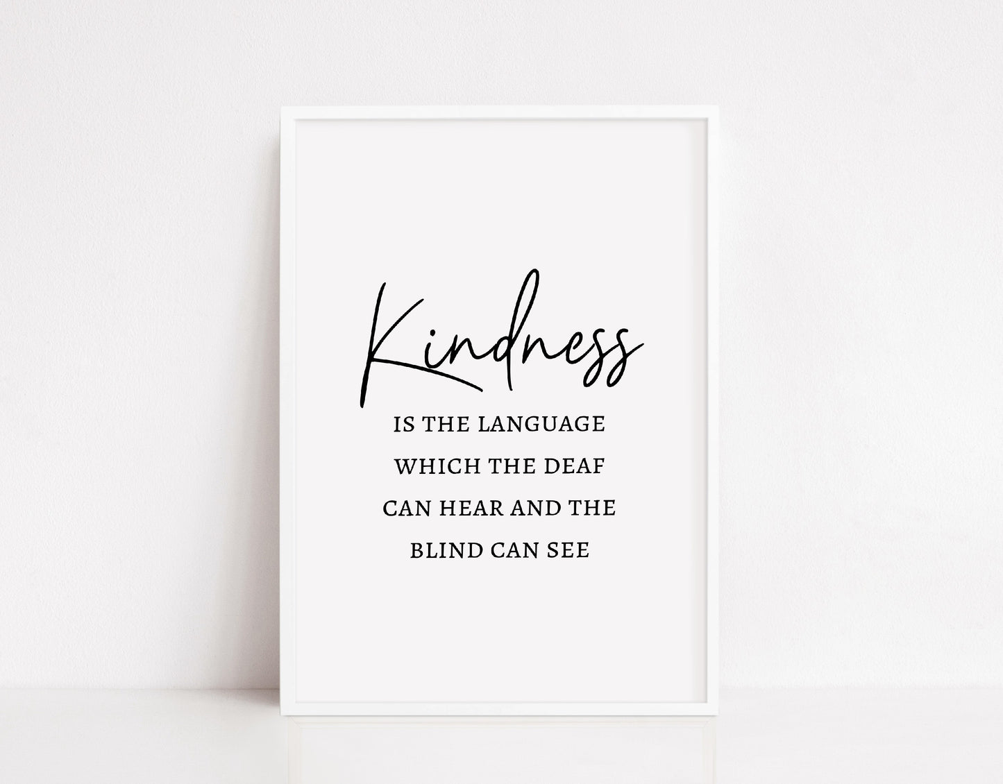 Quote Print | Kindness | Positive Print | Motivational Print | Inspirational Print