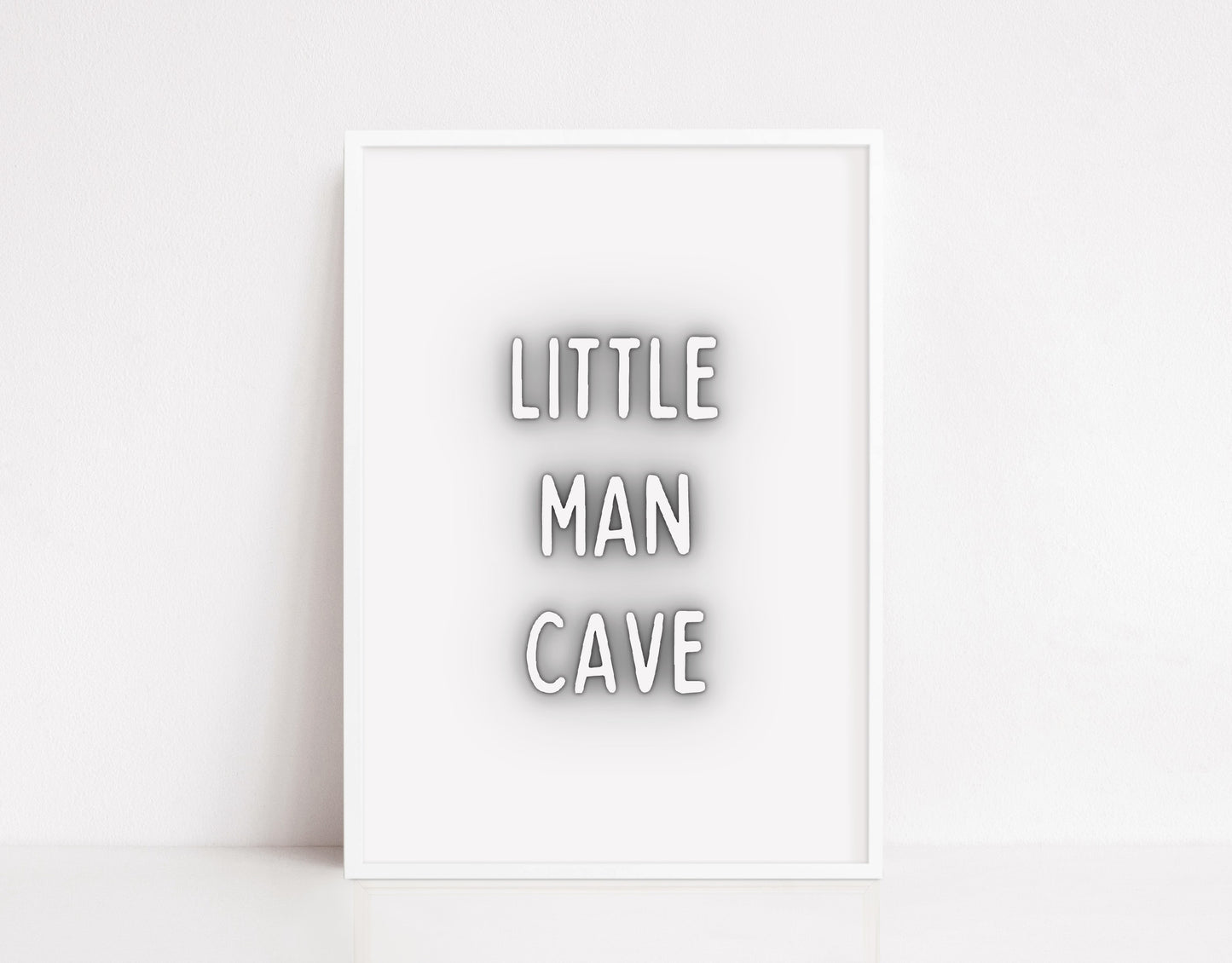 Nursery Print | Little Man Cave | Children's Print | Kids Print