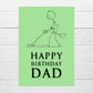 Dad Birthday Card | Metal Detectorist Card | Metal Detecting Hobby Card