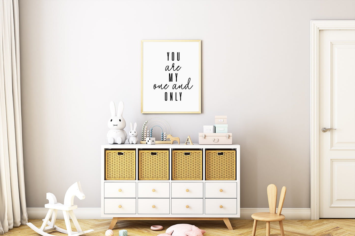Quote Print | You Are My One And Only | Nursery Print | Love Print | Couples Print