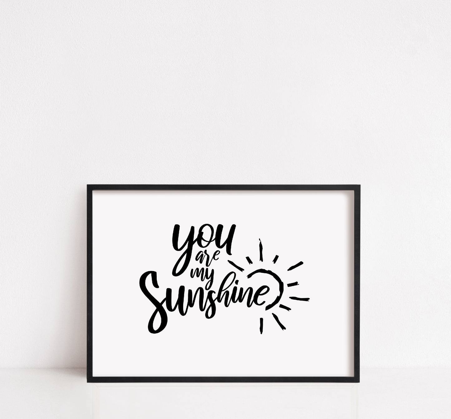 Quote Print | You Are My Sunshine | Nursery Print | Cute Print